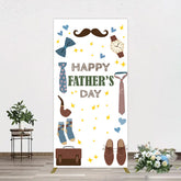 Aperturee - Aperturee Love Stars Tie Watch Happy Fathers Day Rectangle Backdrop